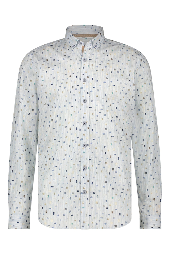 TWILL OVERHEMD MET ABSTRACT PATROON 21415316 1152
